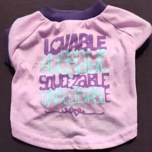 💜5/$25.00💜Small Dog Shirt with Graphic Print